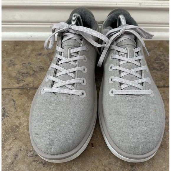 Allbirds Wool Piper Woven Pewter Gray Lace Up Shoes Women's Size 11 - Picture 3 of 10